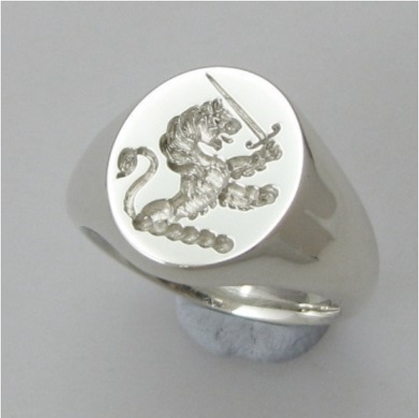 sterling silver signet ring engraving